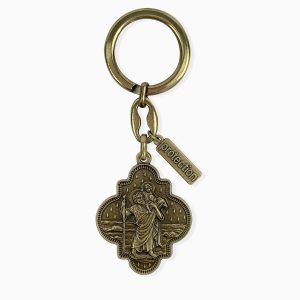 Travel Protection St Christopher Keyring MSMH 46005BZ