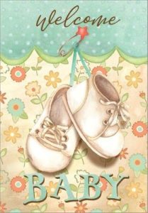 Welcome Baby Greeting Card BA1606