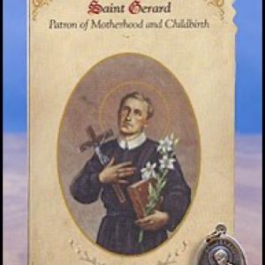 Saint Gerard Medal Holy Card MC040