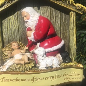 Kneeling Santa 3.5” Ornament