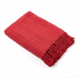 Rethread Throw-Red Serrv 32656