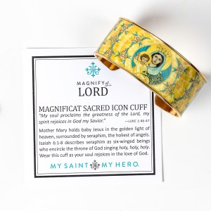 Magnify The Lord Gold Cuff BR00120-G MSMH
