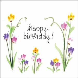 Happy Birthday Flowers FEN06 It Takes Two