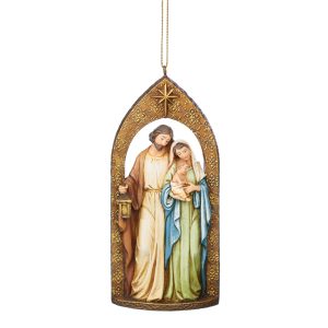 Holy Family In Arch Ornament 633209