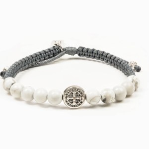 Wake Up & Pray Meditation Bracelet MSMH 18002WH