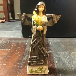 Wood Plank Harvest Angel Roman