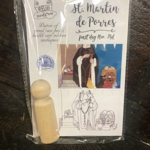 St Martin de Porres peg doll kit