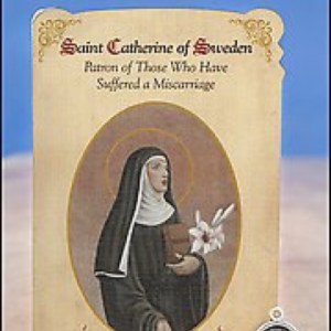 Catherine Sweden Healing Medal and Holy Card MC037