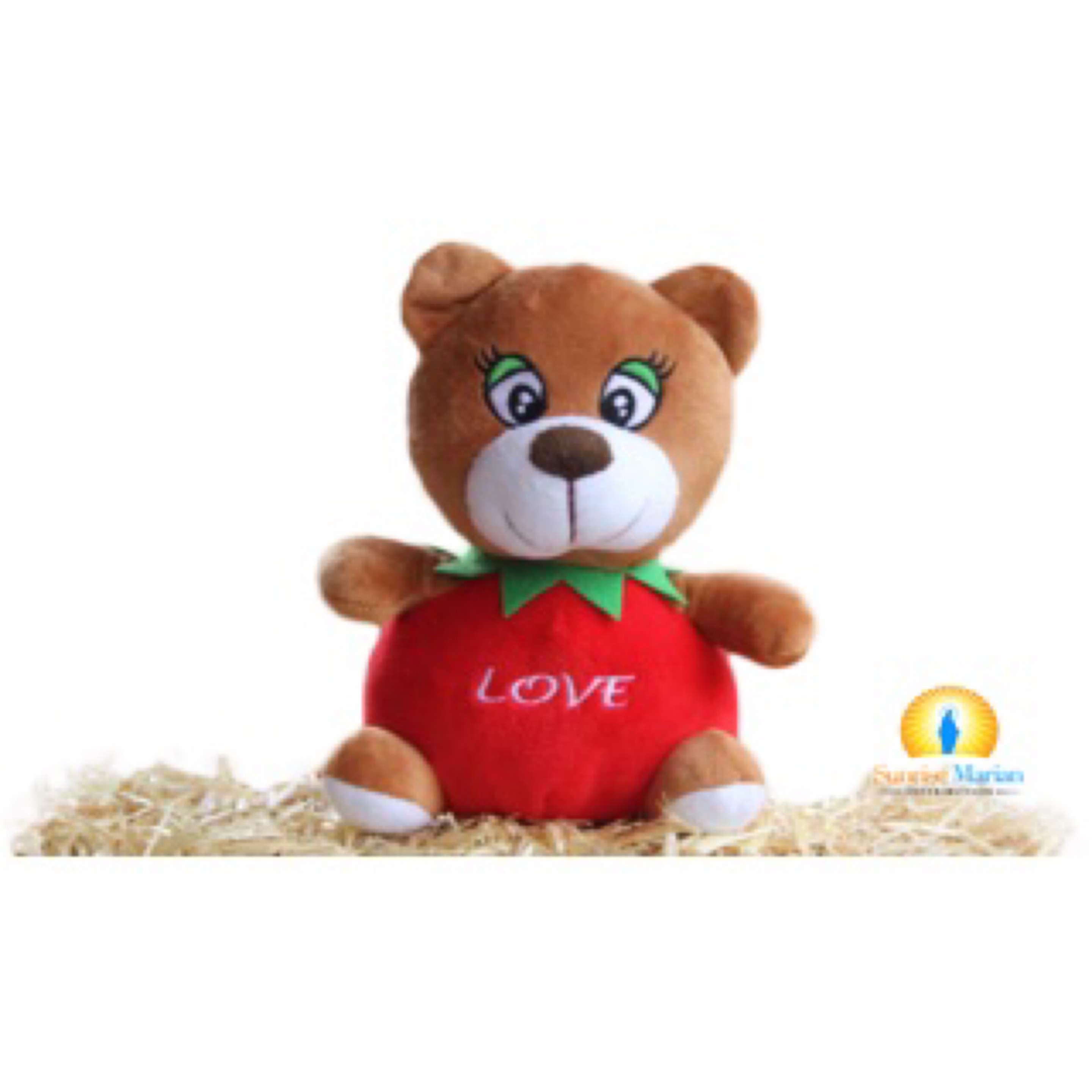 Love Apple Bear Plush Fruit of the Spirit 4 Kids