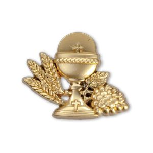First Communion Pin (color- gold) Hirten 824