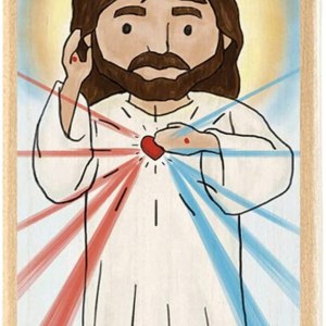 Mini Saint Divine Mercy Block G1744