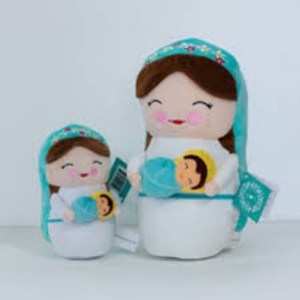 Mother Mary mini plush: Shining Light Dolls