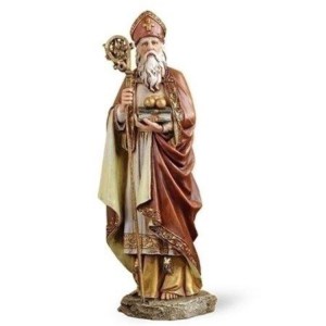 10.5 Gold St Nicholas Christmas Tabletop Figurine 40725