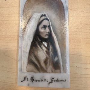 St Bernadette Soubirous Marble Slab
