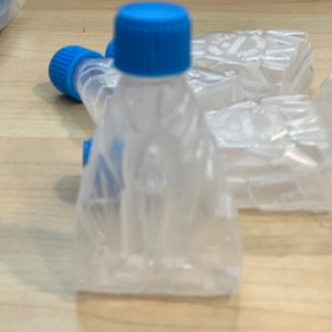 Lourdes Plastic Holy Water Bottle 1 oz 1968 Hirten