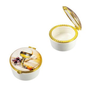 Bread of Life Porcelain Communion Rosary Box