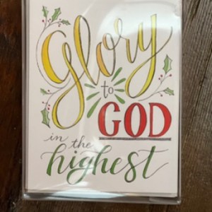 Glory to God box of 12 Christmas Cards BC-GLORY12-42623