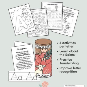 Catholic ABC Activity Workbook: Learn Play Color Catholic ABCS 676109