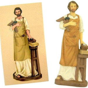 St Stephen Cold Cast Solid Resin 4” Statue Hirten 1735-546