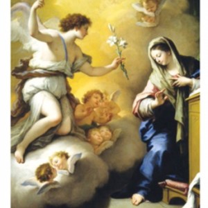 St Gabriel the Archangel wallet size holy card CPC447