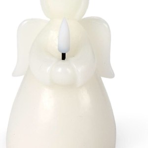 Two ' S Company Guardian Angel Flameless Candle Decor, 4.5-Inch, Wax