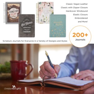 CA Gifts Zippered Journal, I Will Carry You Wide Notebook, ISA. 46:4 Bible Verse, Brown Vegan Leather Lighthouse, 336 pgs L836
