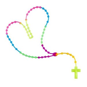 Autom Silicone Rainbow Rosary J5142