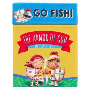 Go Fish! The Armor of God Card Game, 48 Double-Sided Cards, Ages 5-8 CA Gifts KDS798