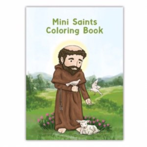 Mini Saints Coloring Book P1223