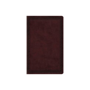 ESV Large Print Value Thinline Bible (TruTone, Mahogany, Border Design) by ESV Bibles