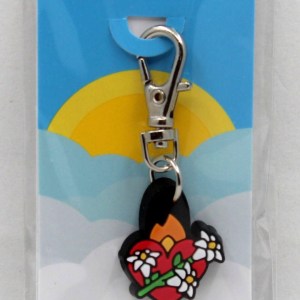 Tiny Saints Chaste Heart of Saint Joseph CHARM NEW Lanyard Backpack Purse