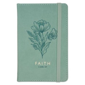 Small Scripture Notebook with Elastic Closure, Faith