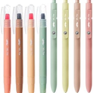 Mr. Pen- Bible Highlighters and Pens, 8 Pack, Gel Highlighters, Bible Highlighters No Bleed, Bible Journaling Kit, Gel Highlighter No Bleed Through