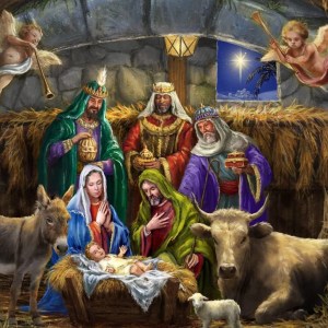 Vermont Christmas Company Box of ' in the Manger Christmas Cards