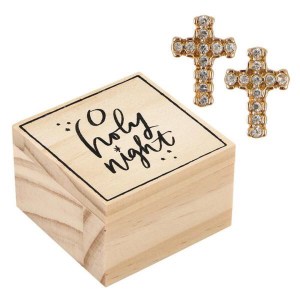 1.94 x 1.13 in. Treasure Box Earrings P7043