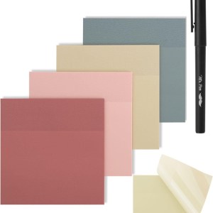 Mr. Pen- transparent Sticky Notes, 3x3, 200 Sheets, Vintage Colors, See Through Sticky Notes, Sticky Notes Transparent, Translucent Sticky Notes, Clear Transparent Sticky Notes